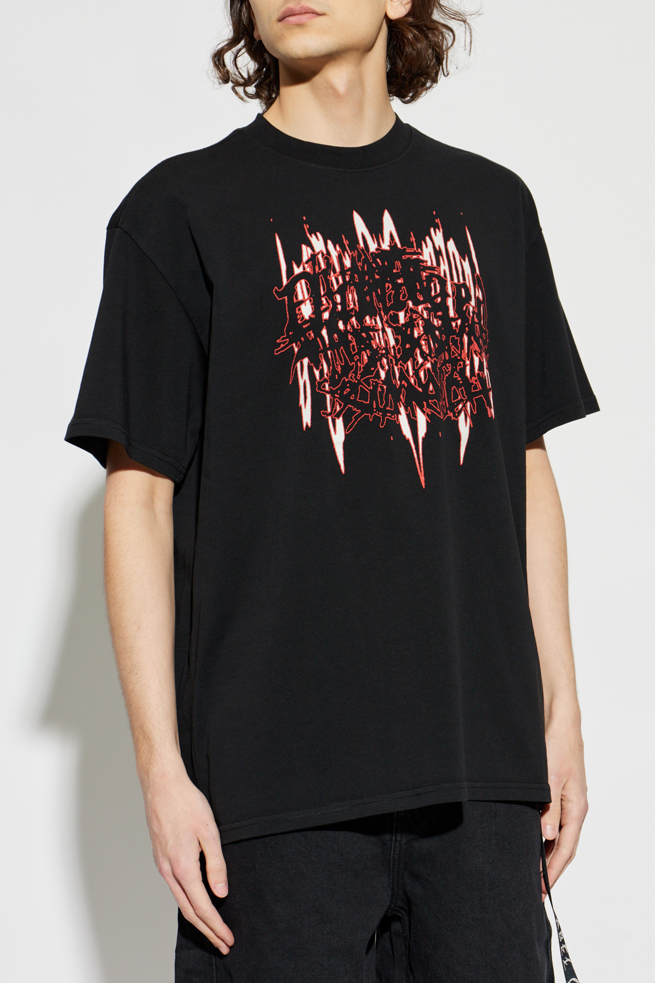 Black T-shirt with print 44 Label Group - Vitkac France